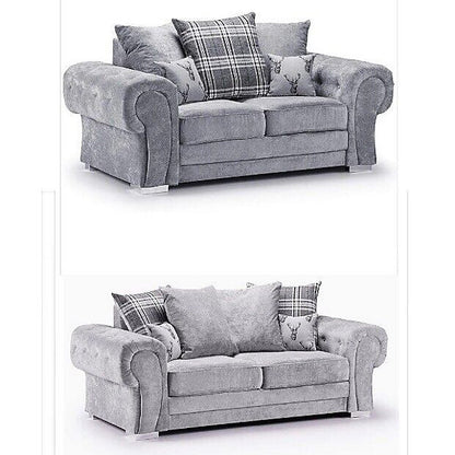 Verona 3+2 Sofa Set Chesterfield Style